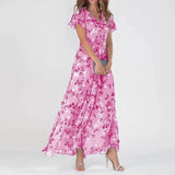 Josephine | Elegant V-Neck Slip Maxi