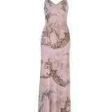 Iris | Floral Print Body Shaper Maxi Dress