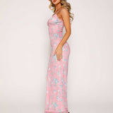 Iris | Floral Print Body Shaper Maxi Dress