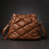 Cloud Muse | Quilted Drawstring Crossbody Bag