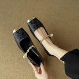 Chelischa | Pearl Strap Mary Jane Heels