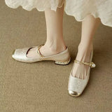 Chelischa | Pearl Strap Mary Jane Heels