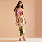 Mariposa Soleil | Floral Halterneck Maxi Dress