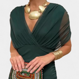 Alondra | Floral Pleated Maxi Dress