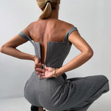 Virelise | Three-Piece Corset Blazer Set