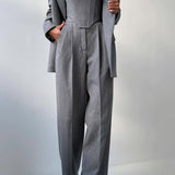 Virelise | Three-Piece Corset Blazer Set