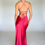 Serenae | Satin Elegant Maxi Dress