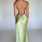 Serenae | Satin Elegant Maxi Dress