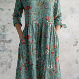 Adelaide | Elegant Floral Print Dress