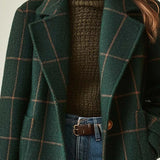 Valenne | Elegant Checked Coat