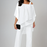 Serafina | Layered Top Wide Leg Two Piece Set