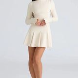 Chessie Valmont | Pleated A Line Midi Dress