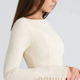 Chessie Valmont | Pleated A Line Midi Dress