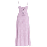 Elysienne Fleur | Jacquard Corset Maxi Wedding Guest Dress