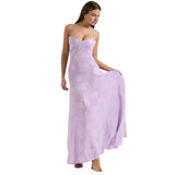 Elysienne Fleur | Jacquard Corset Maxi Wedding Guest Dress