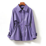 Lumiera | Sheepskin Leather Jacket Sculpted Gloss Elegance