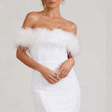Celeste | Glitter Figure-Hugging Mini Dress