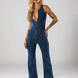 Daphne | Classic Denim Jumpsuit