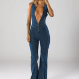 Daphne | Classic Denim Jumpsuit