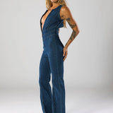 Daphne | Classic Denim Jumpsuit