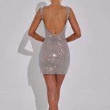 Vionelle | Metallic Glow Mini Dress