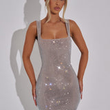 Vionelle | Metallic Glow Mini Dress