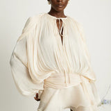 Elaris | Mini Dress Voluminous Sleeves Defined Waist