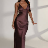 Catalina | Luxe Satin Maxi Dress