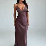 Catalina | Luxe Satin Maxi Dress
