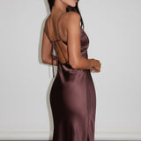 Catalina | Luxe Satin Maxi Dress