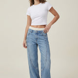 Calindra | Relaxed Fit Jeans Elastic Waistband