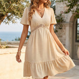 Jora Vivienne | Polkadot Ruffle Mini Dress