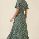 Lionie Roselle | Floral Wrap Maxi Summer Dress