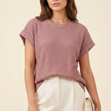 Marielle Solène | Textured Summer T Shirt