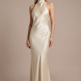 Sienna Valérie | Satin Wedding Guest Maxi Dress