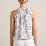 Aveline Soraya | Ruffled Floral Wrap Top