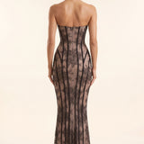 Seraphina Vale | Corset Maxi Evening Dress