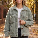 Emily | Elegant Teddy Spring Coat