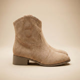 Virexa | Western Ankle Boots Vintage Modern Edge