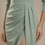 Ardena | Off-Shoulder Slit Evening Dress