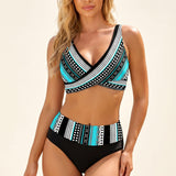 Soléna Geo | High Waisted Crossover Bikini
