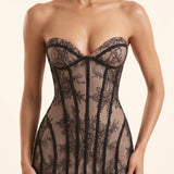 Seraphina Vale | Corset Maxi Evening Dress