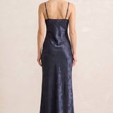 Nerissa Éclat | Jacquard Lace Wedding Guest Maxi Dress