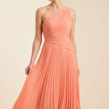Amélisse Laurent | Pleated One Shoulder Wedding Guest Dress