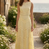 Colette Lumière | Linen Blend Summer Maxi Dress