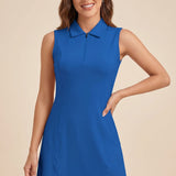 Rubi Élancé | Sporty Chic Polo Midi Dress