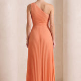 Amélisse Laurent | Pleated One Shoulder Wedding Guest Dress