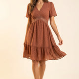 Jora Vivienne | Polkadot Ruffle Mini Dress