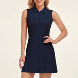 Rubi Élancé | Sporty Chic Polo Midi Dress