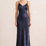 Nerissa Éclat | Jacquard Lace Wedding Guest Maxi Dress
